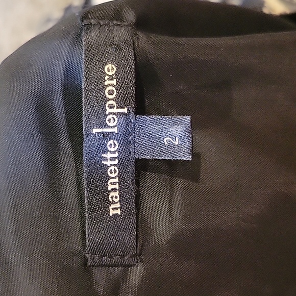 100% silk Nanette lepore lepored print dress - Picture 4 of 5